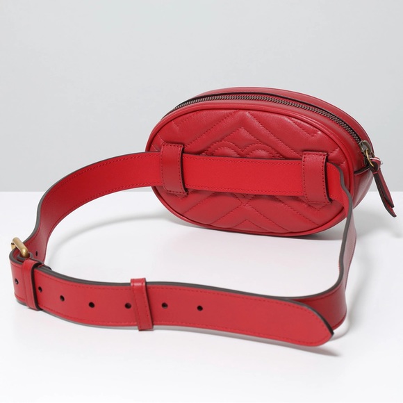❤️✨GORGEOUS ✨❤️ GUCCI BUM WAIST LEATHER ZIPPER BAG - Picture 6 of 16